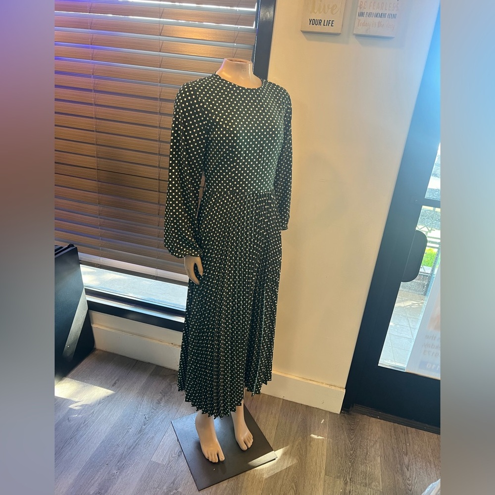 Green Polka Dot Dress